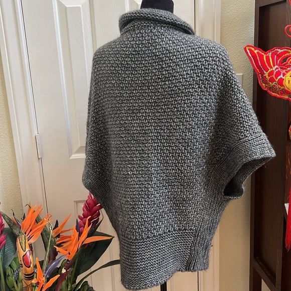 ELSAMANDA ANTHROPOLOGIE snap Sweater‎ Womens Sz M Chunky Knit Alpaca Wool Italy - Picture 4 of 7